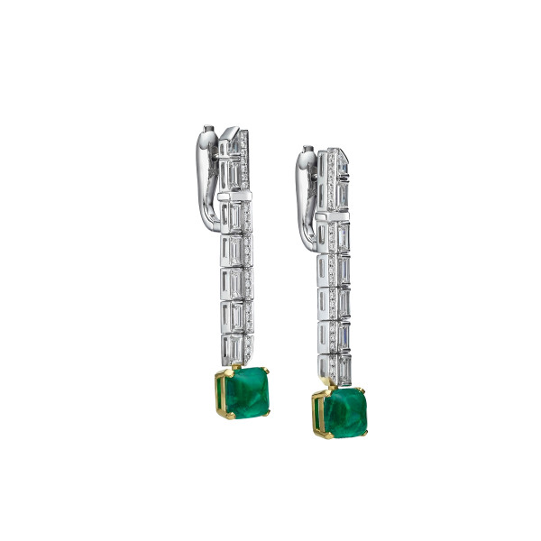 Cascade de Diamants avec Émeraude