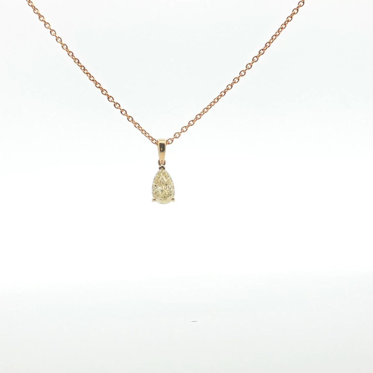 Pear Cut Diamond Pendant
