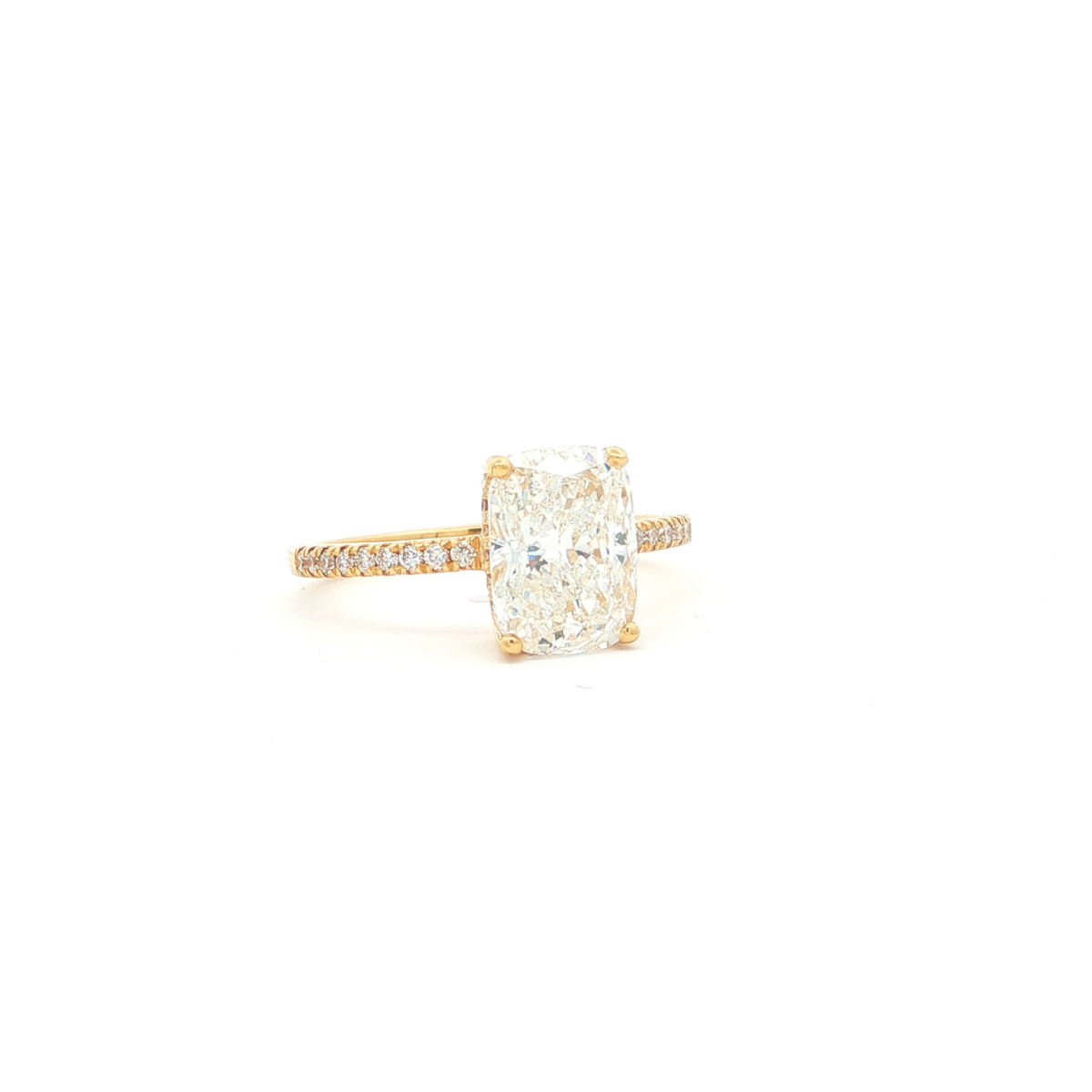 Cushion Cut Diamond Ring
