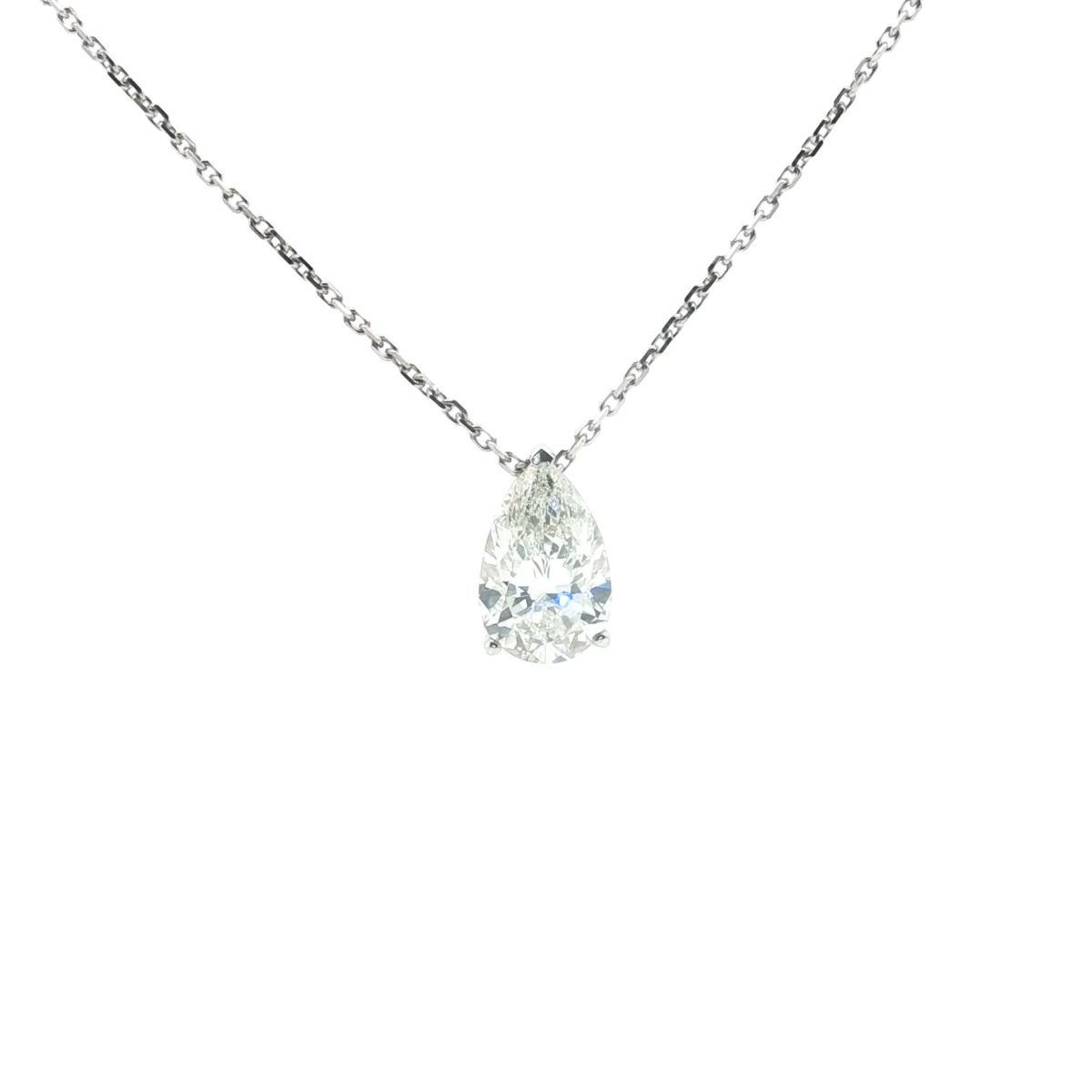 Pear Cut Diamond Pendant