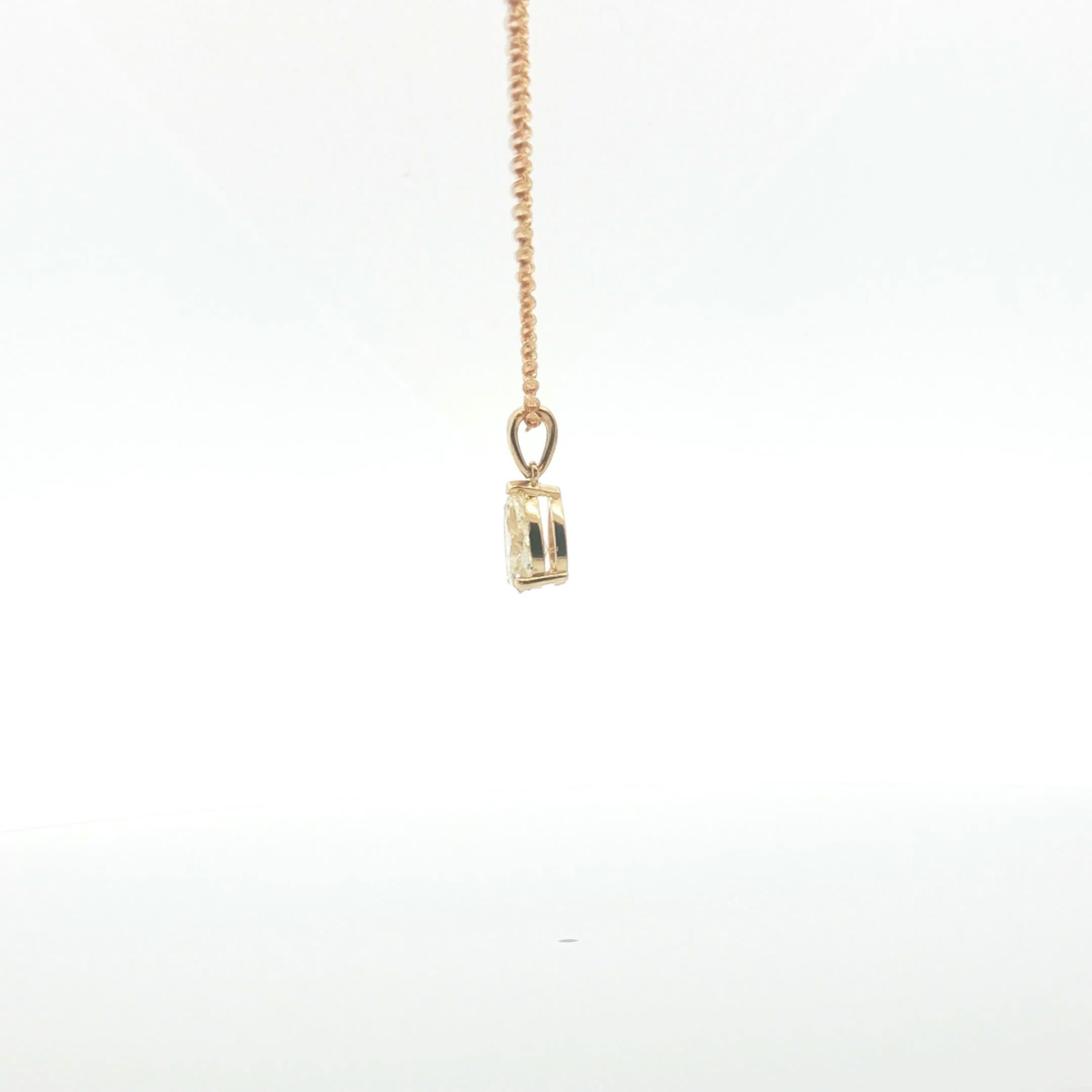 Pear Cut Diamond Pendant