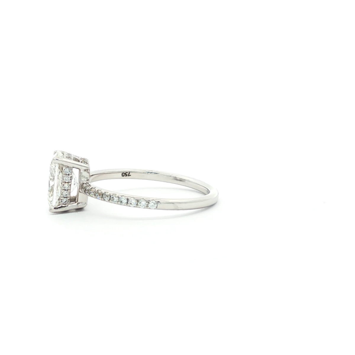 Cushion Cut Diamond Ring