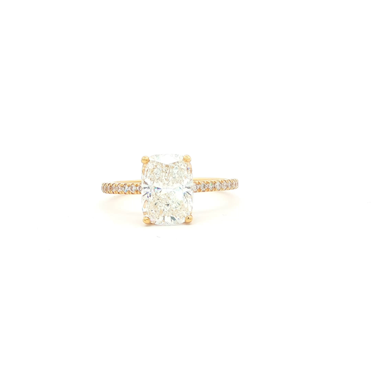 Cushion Cut Diamond Ring