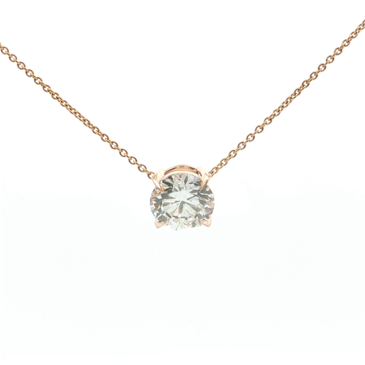 Round Brilliant Diamond Pendant