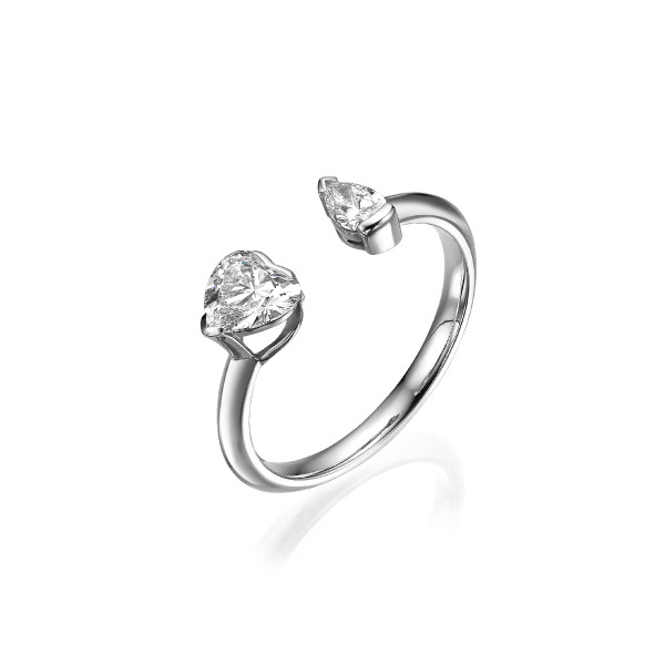 Heart & Pear Ring
