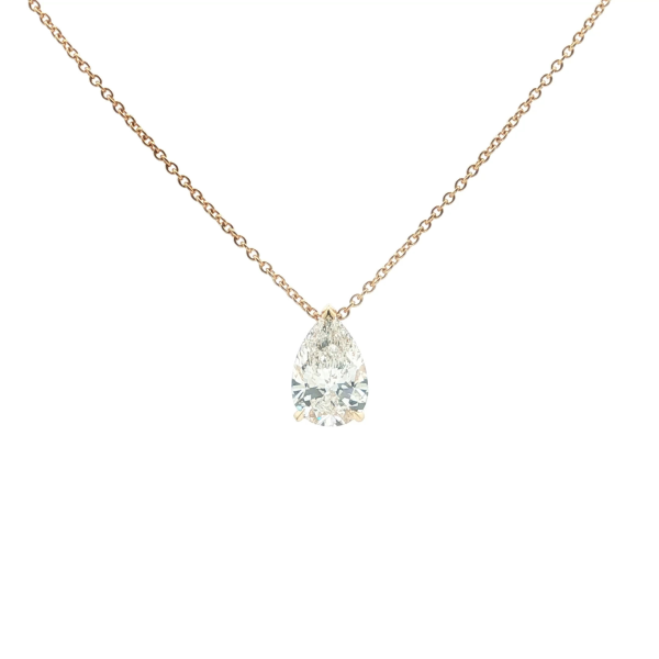 Pear Cut Diamond Pendant