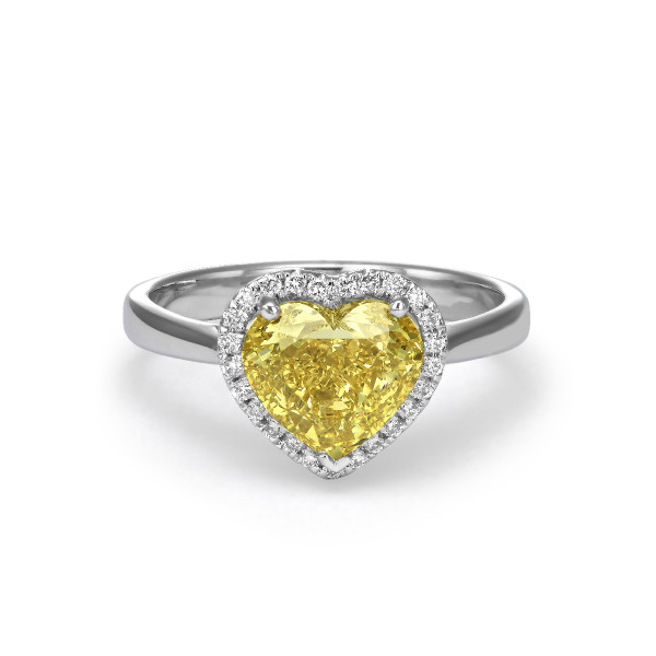 Yellow Heart Ring