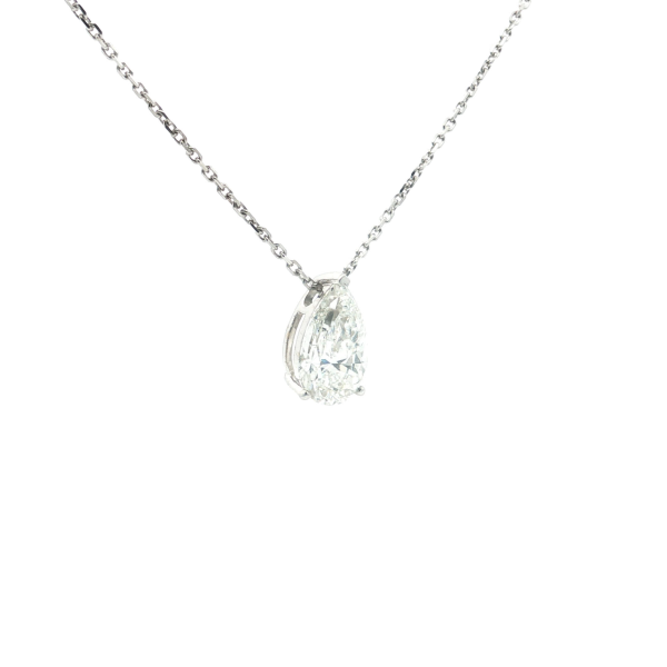Pear Cut Diamond Pendant